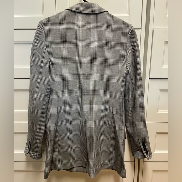 Aritzia Wilfred Blazer - Gray w/ Black Check Blazer - Picture 2 of 2